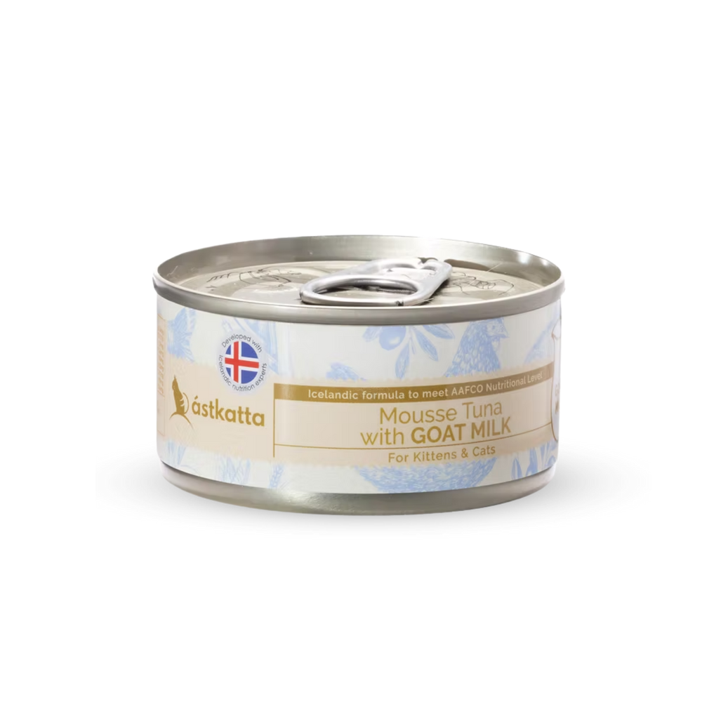 astkatta Cat & Kitten Goat Milk Tuna Mousse 80g | 貓及幼貓 山羊奶吞拿魚慕絲 ástkatta
