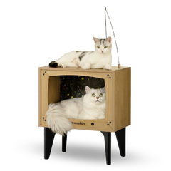 MEWOOFUN喵乎汪也 電視機貓窩 | 貓電視屋