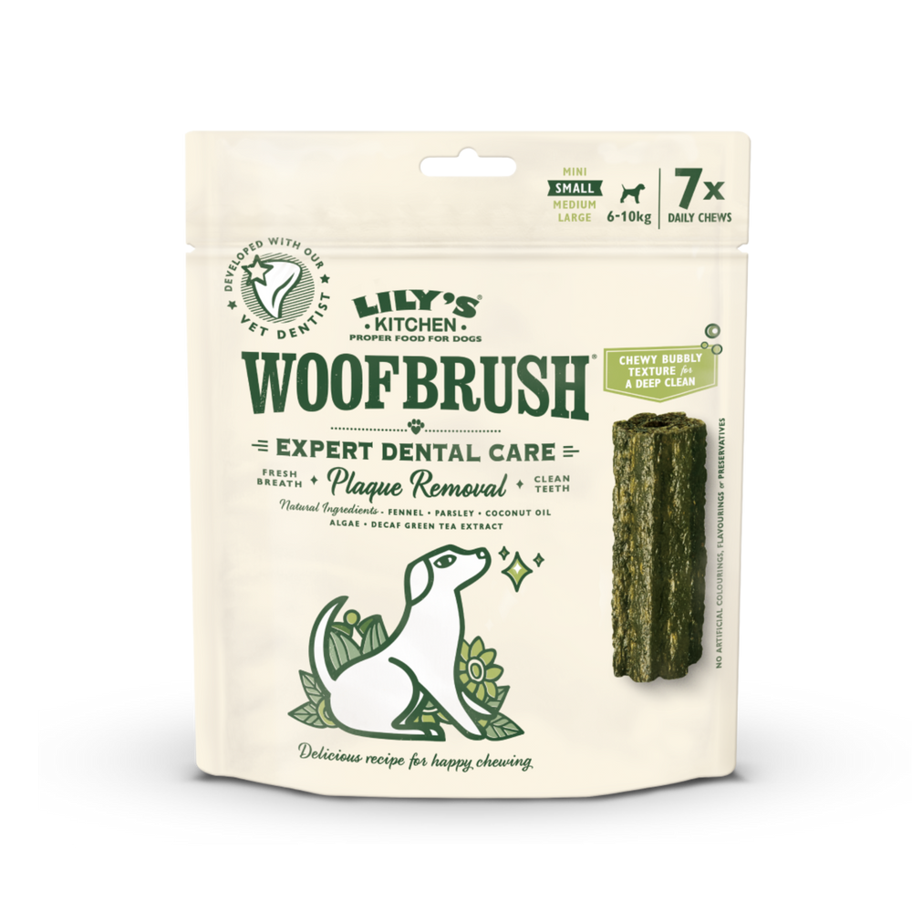LILY'S KITCHEN Woofbrush Dental Chew | 天然犬用潔齒棒 LILY’S KITCHEN