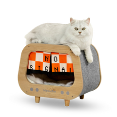 MEWOOFUN喵乎汪也 木質貓窩 | Wooden Cat Condo