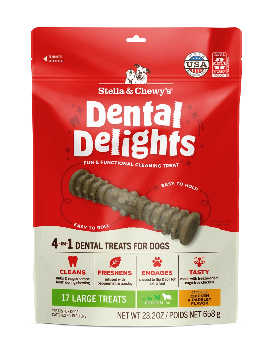Stella & Chewy's Dental Delights - Large Treats x 17 (大 17支袋裝 大型犬) Stella & Chewy's