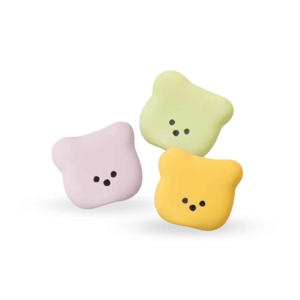 BITE ME Big Face Jelly Bear Latex Toy (3 pcs) Bite Me