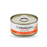 Canagan - Grain Free Canned Cat Food - Tuna with Prawns 無穀物吞拿魚伴蝦配方75g (6罐)