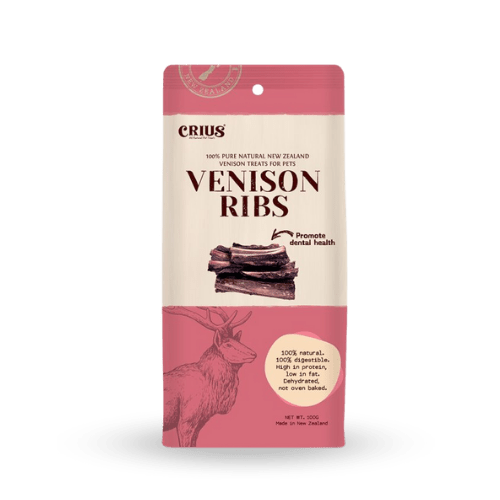 CRIUS 100% Venison Ribs - PET