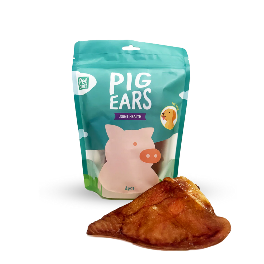 Pet Cubes Pig Ears - Treat For Dog | 豬耳 (2 塊) pet cubes