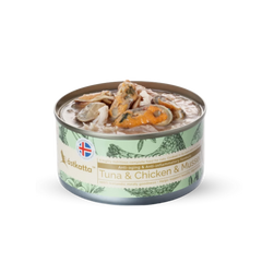 astkatta Tuna & Chicken & Mussel 80g | 吞拿魚雞肉青口 ástkatta