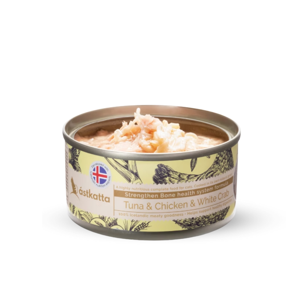 astkatta Tuna & Chicken & White Crab 80g | 吞拿魚雞肉白蟹 ástkatta