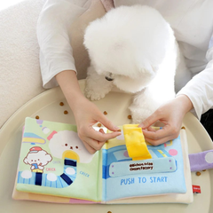 Bichon Frise Cotties Snuff Nosework Book Toy