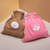 Bichon Frise Cotties Storage Drawstring Bag