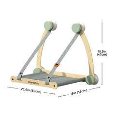 MEWOOFUN喵乎汪也 雙吊帶貓吊床 | 貓窗棲木