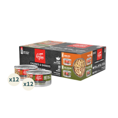 ORIJEN Chunks & Shreds Cat Wet Food Variety Pack - Original & Duck