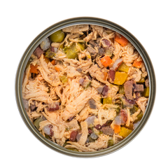 Kakato Chicken canned pet food with beef liver and mixed vegetables in 170g tin