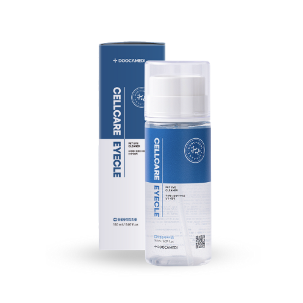 Doocamedi Cellcare Eyecle premium stem cell eye care solution for pets with pump dispenser