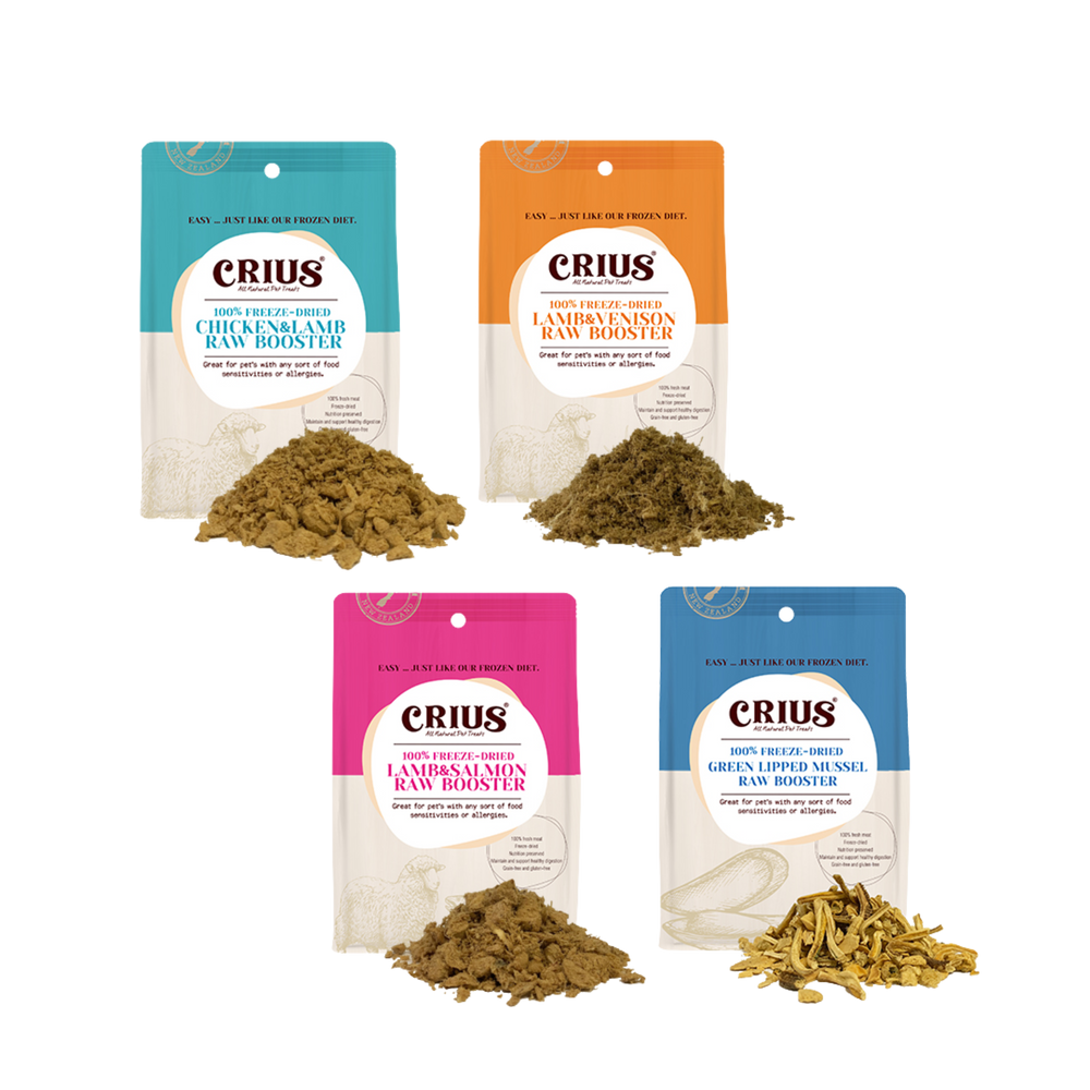 Crius Freeze Dried Raw Booster (4 Flavours) Crius