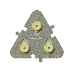 MEWOOFUN喵乎汪也 寵物溝通按鈕 - 灰色 | Dog Talking Button - Grey