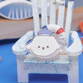 Bichon Frise Cotties Sailor Series Paper Clip