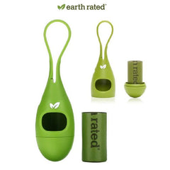 Earth Rated Poop Bag Dispenser with 15 Bags – Durable & Stylish - PET