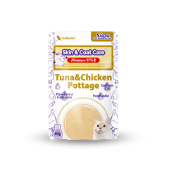 astkatta Skin & Coat Care Tuna & Chicken Pottage 40g x 1 / 6 / 12 / 24packs | 皮膚毛髮護理 吞拿魚雞肉濃湯 ástkatta