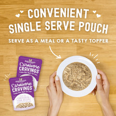 Stella & Chewy's Carnivore Cravings Cat Pouches - Adult Chicken + Tuna Recipe 放養雞+吞拿魚 肉絲配方 Stella & Chewy's