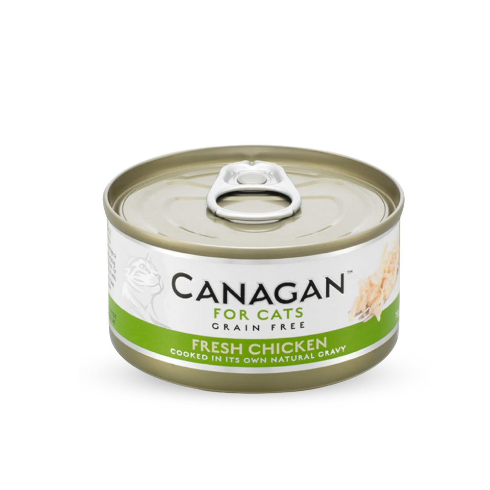 Canagan - Grain Free Canned Cat Food - Fresh Chicken 無穀物鮮雞肉配方 75g (6罐) thepethk