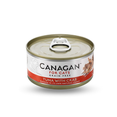 Canagan - Grain Free Canned Cat Food - Tuna with Crab 無穀物吞拿魚伴蟹肉配方75g (6罐) thepethk