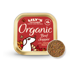 LILY’S KITCHEN Organic Wet Food for Dogs-Organic Beef Supper | 有機牛肉特餐 LILY’S KITCHEN