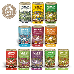 LILY's KITCHEN Wet Food For Dogs (6/12/24 Tins Mixed Flavours) | 天然犬用主食罐 (混合口味)