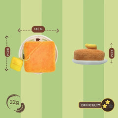 PP Lab - Butter French Toast | Sniffing Toy | 鮮油西多 | 藏食玩具 Bite Me