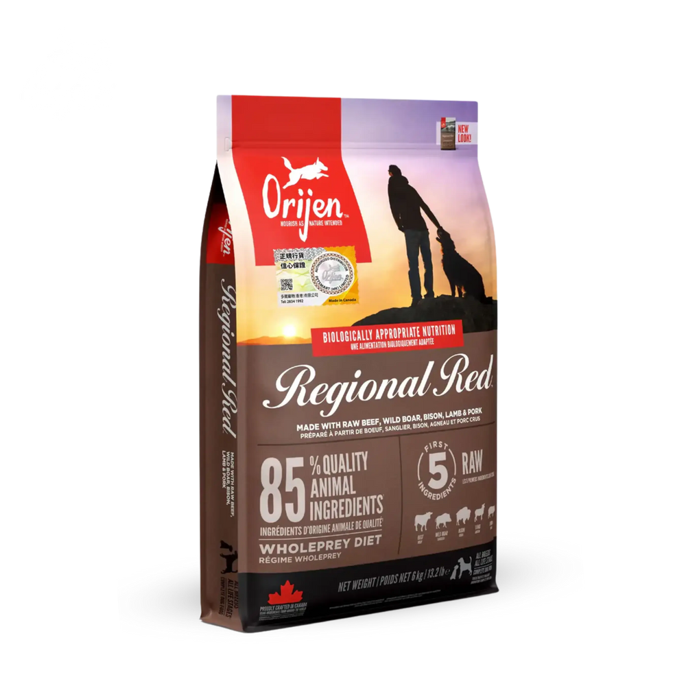 ORIJEN REGIONAL RED 無穀物紅肉 (犬用) 配方 Orijen