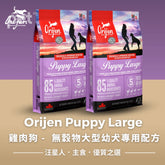 ORIJEN PUPPY LARGE DRY DOG FOOD 無穀物雞肉專用配方大型幼犬乾糧 Orijen