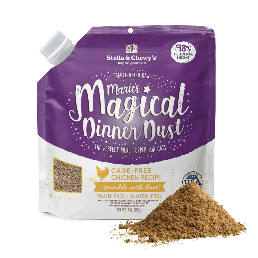 Stella & Chewy's Marie's Magical Dinner Dust (Cats) - Cage-Free Chicken Recipe 放養雞配方 Stella & Chewy's