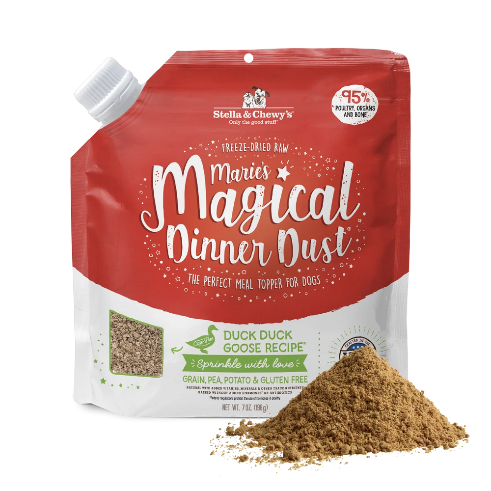 Stella & Chewy's Marie's Magical Dinner Dust (Dogs) - Cage-Free Duck Duck Goose Recipe 放養鴨鴨鵝配方 Stella & Chewy's