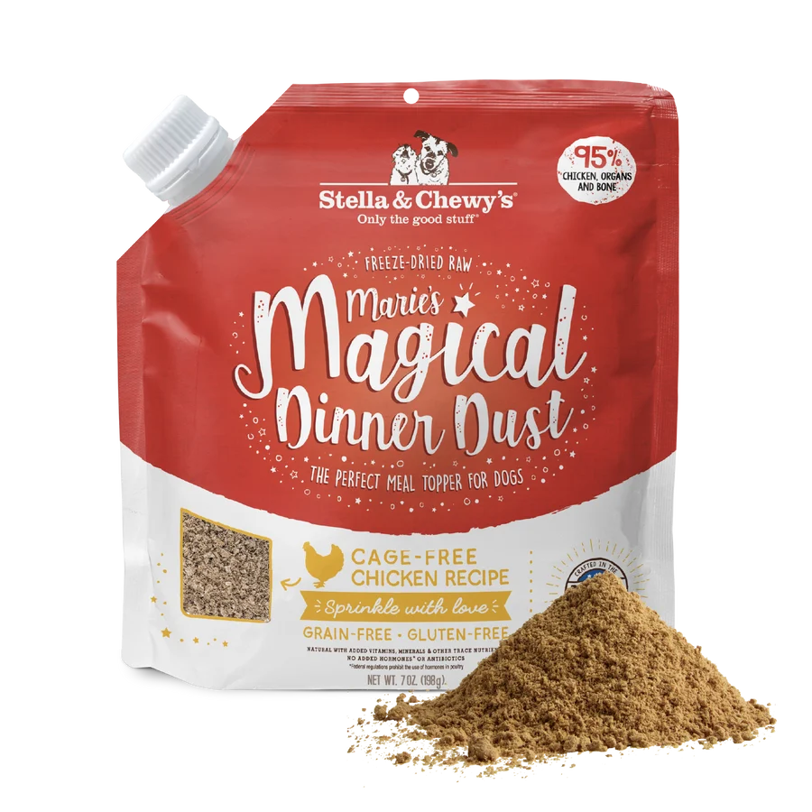 Stella & Chewy's Marie's Magical Dinner Dust (Dogs) - Cage-Free Chicken Recipe 放養雞配方 Stella & Chewy's