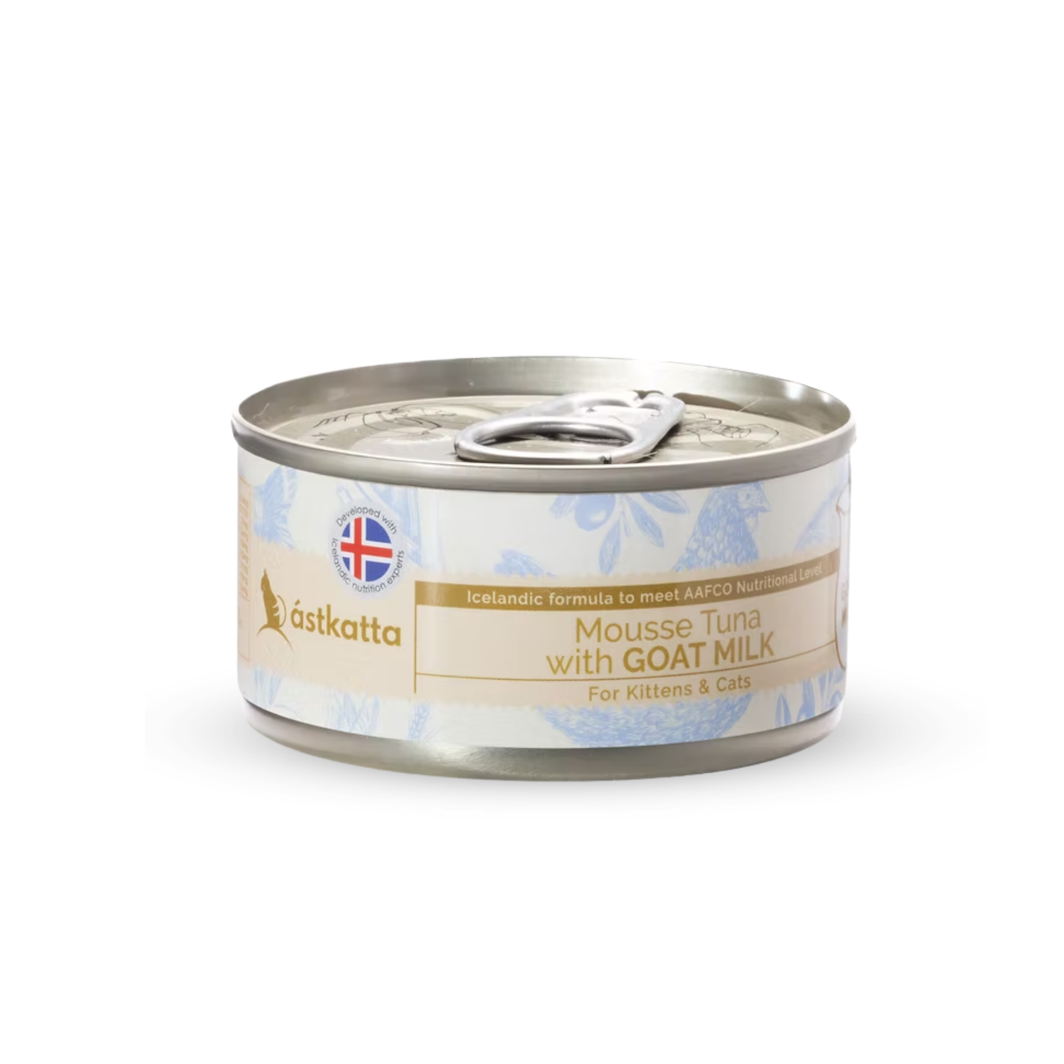 ástkatta Cat & Kitten Goat Milk Tuna Mousse 80g x 1 / 6 / 12 / 24tins