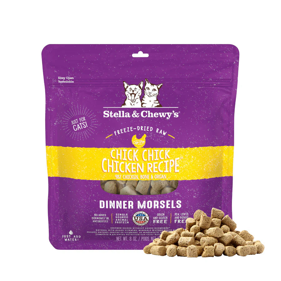 Stella & Chewy's Freeze-Dried Raw Cat Food - Yummy Lickin' Salmon & Chicken 舔舌之選 (三文魚及雞肉配方) Stella & Chewy's