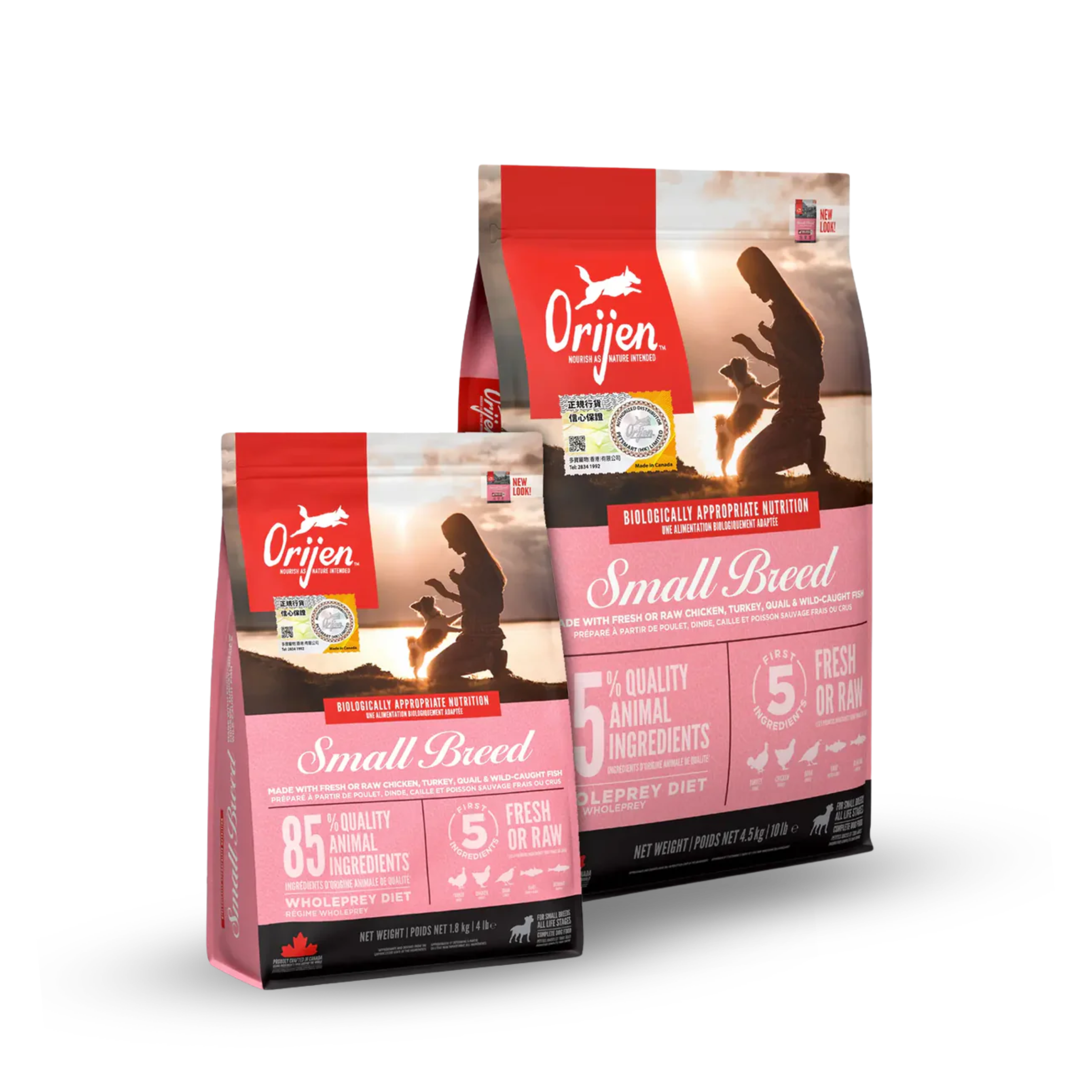 ORIJEN SMALL BREED ADULT FOR DOG 無穀物小型成犬配方