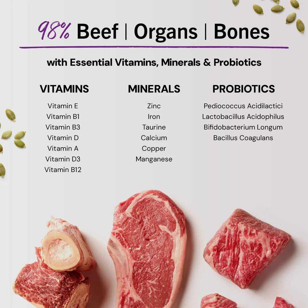 Stella & Chewy's Freeze-Dried Raw Cat Food - Bountiful Beef 寬牛大量 (牛肉配方) Stella & Chewy's