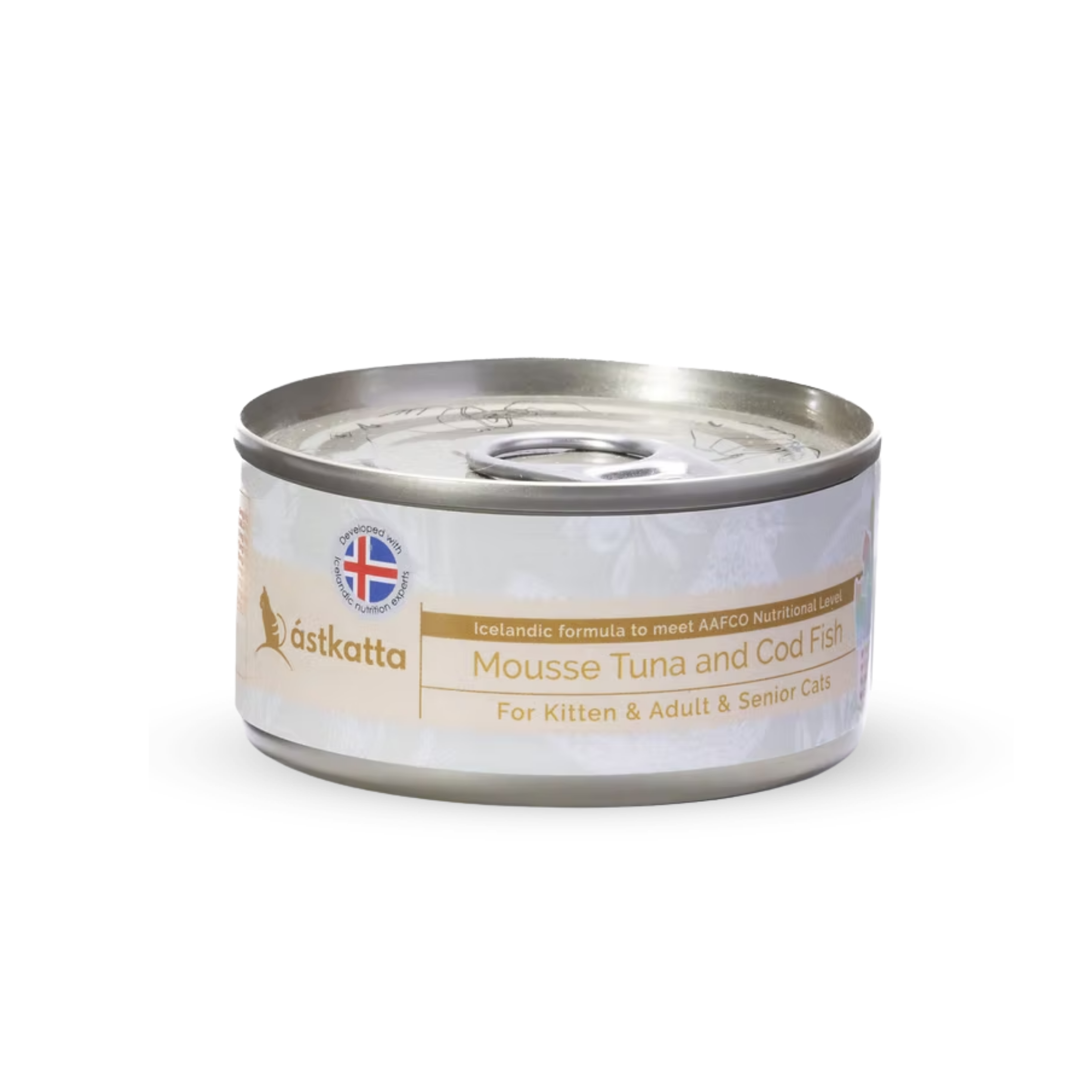 ástkatta Tuna & Cod Fish Mousse 80g x 1 / 6 / 12 / 24tins