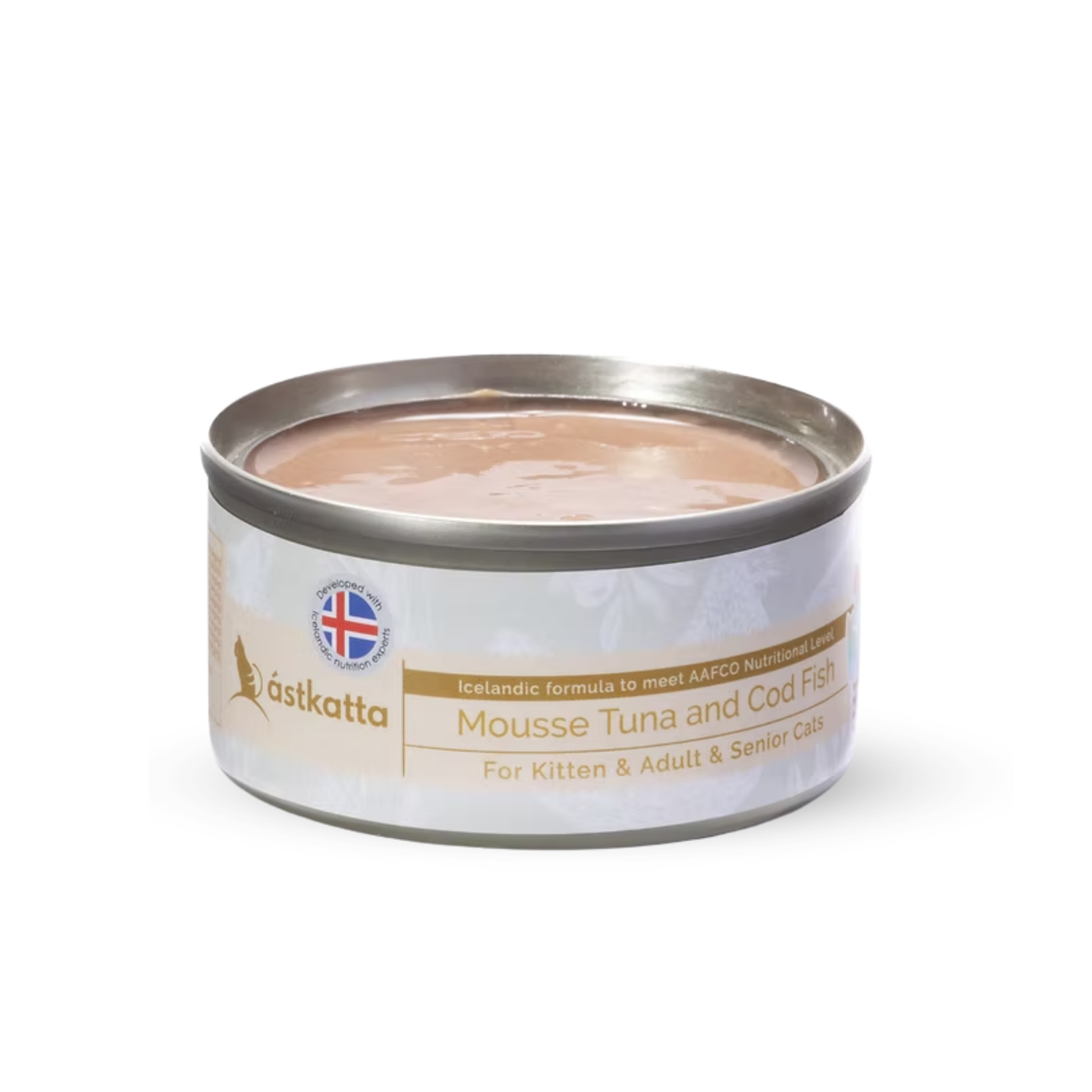 ástkatta Tuna & Cod Fish Mousse 80g x 1 / 6 / 12 / 24tins