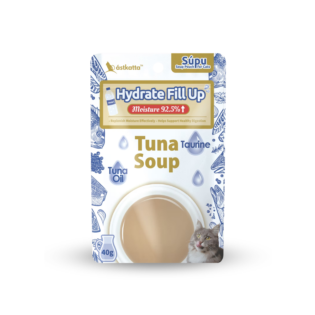 ástkatta Hydrate Fill Up Tuna Soup 40g x 1 / 6 / 12 / 24packs