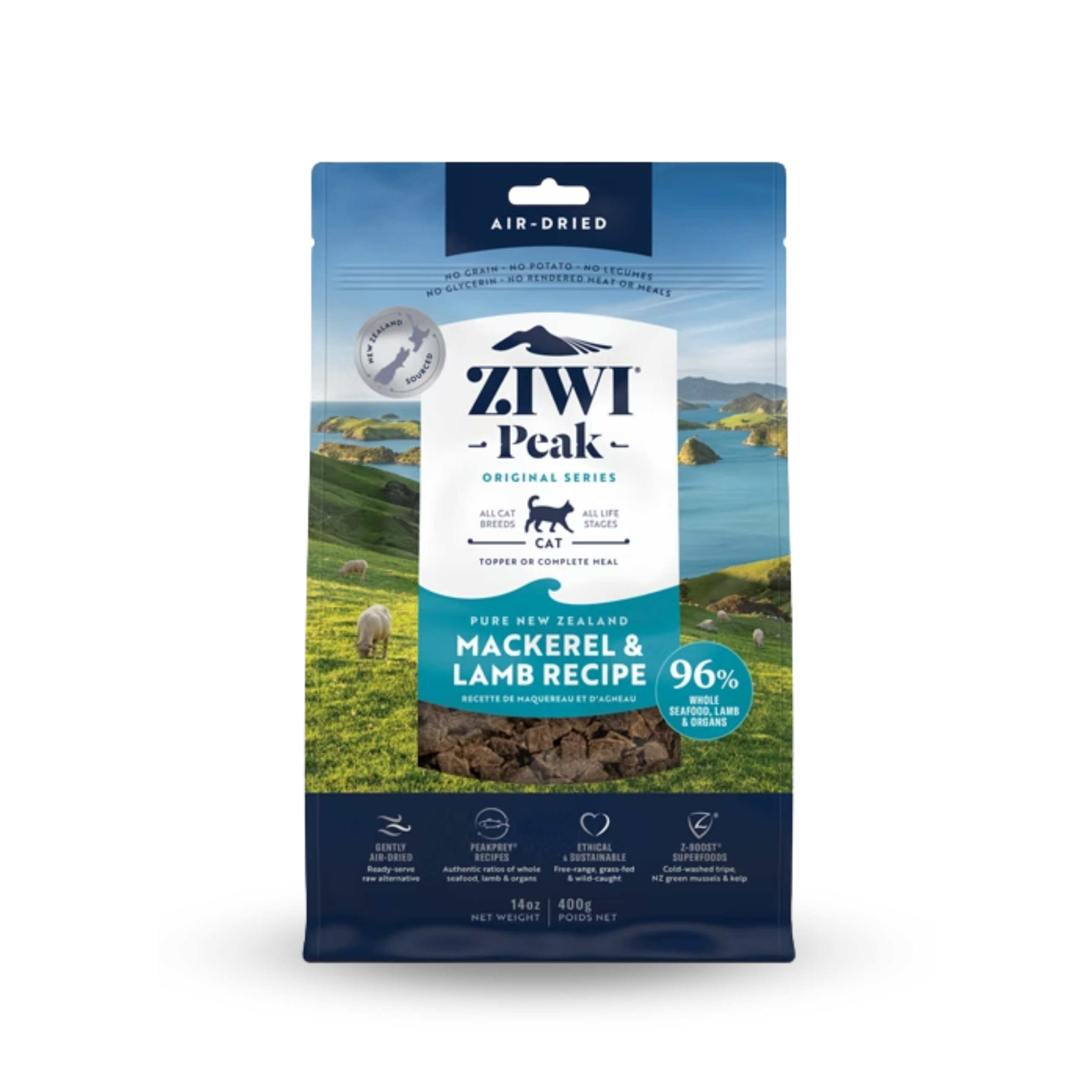ZIWI Air-Dried Mackerel & Lamb For Cats | 風乾貓糧-鯖魚及羊肉配方