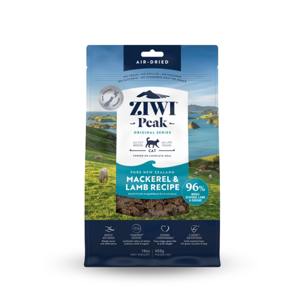 ZIWI Air-Dried Mackerel & Lamb For Cats | 風乾貓糧-鯖魚及羊肉配方