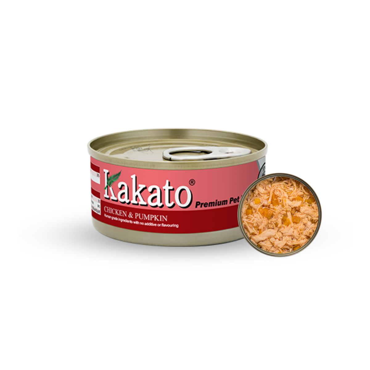 Kakato Chicken & Pumpkin | 70g / 170g x 48tins