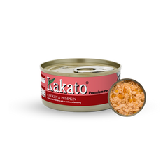 Kakato Chicken & Pumpkin | 70g / 170g x 48tins