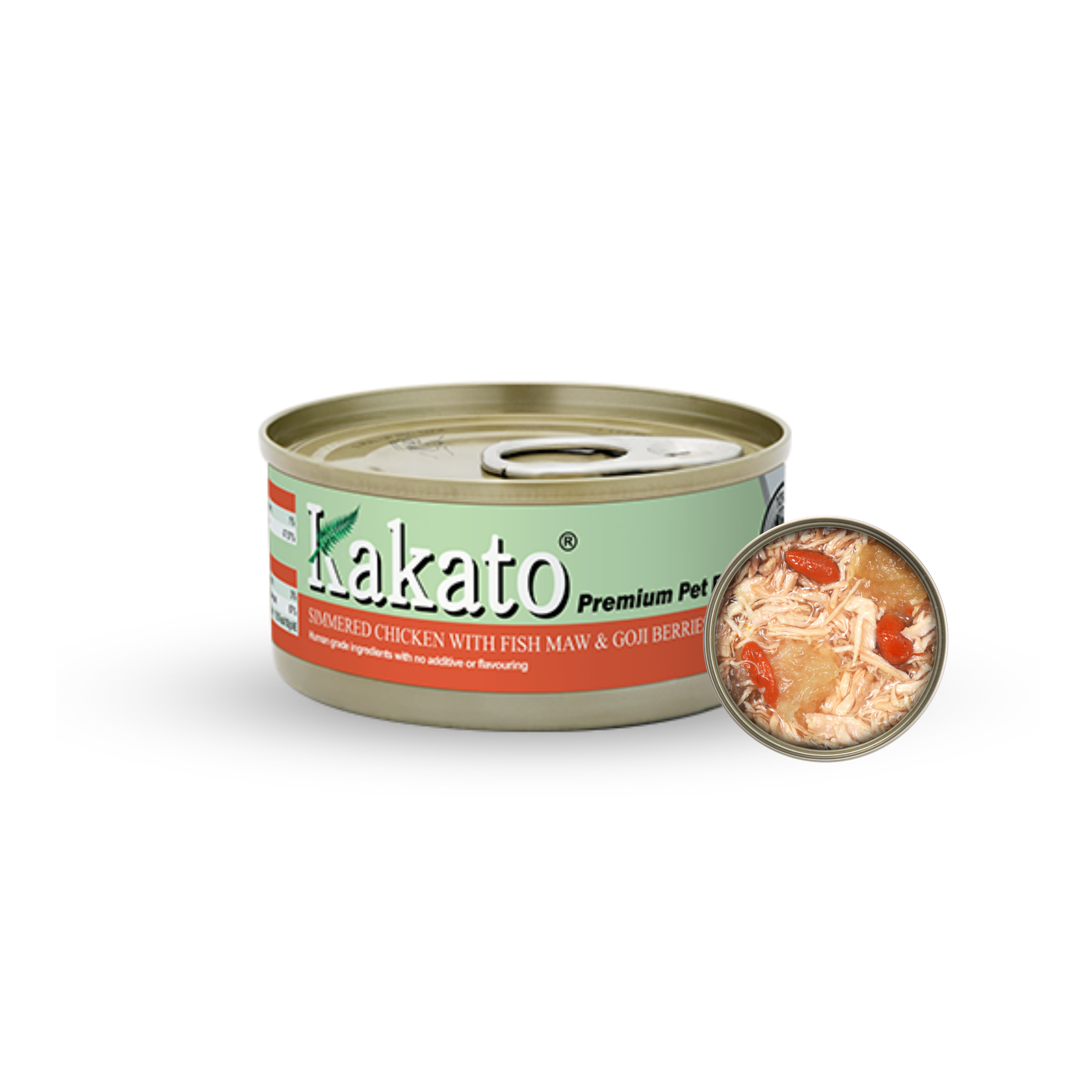 Kakato Simmered Chicken with Fish Maw & Goji Berries | 70g x 48tins