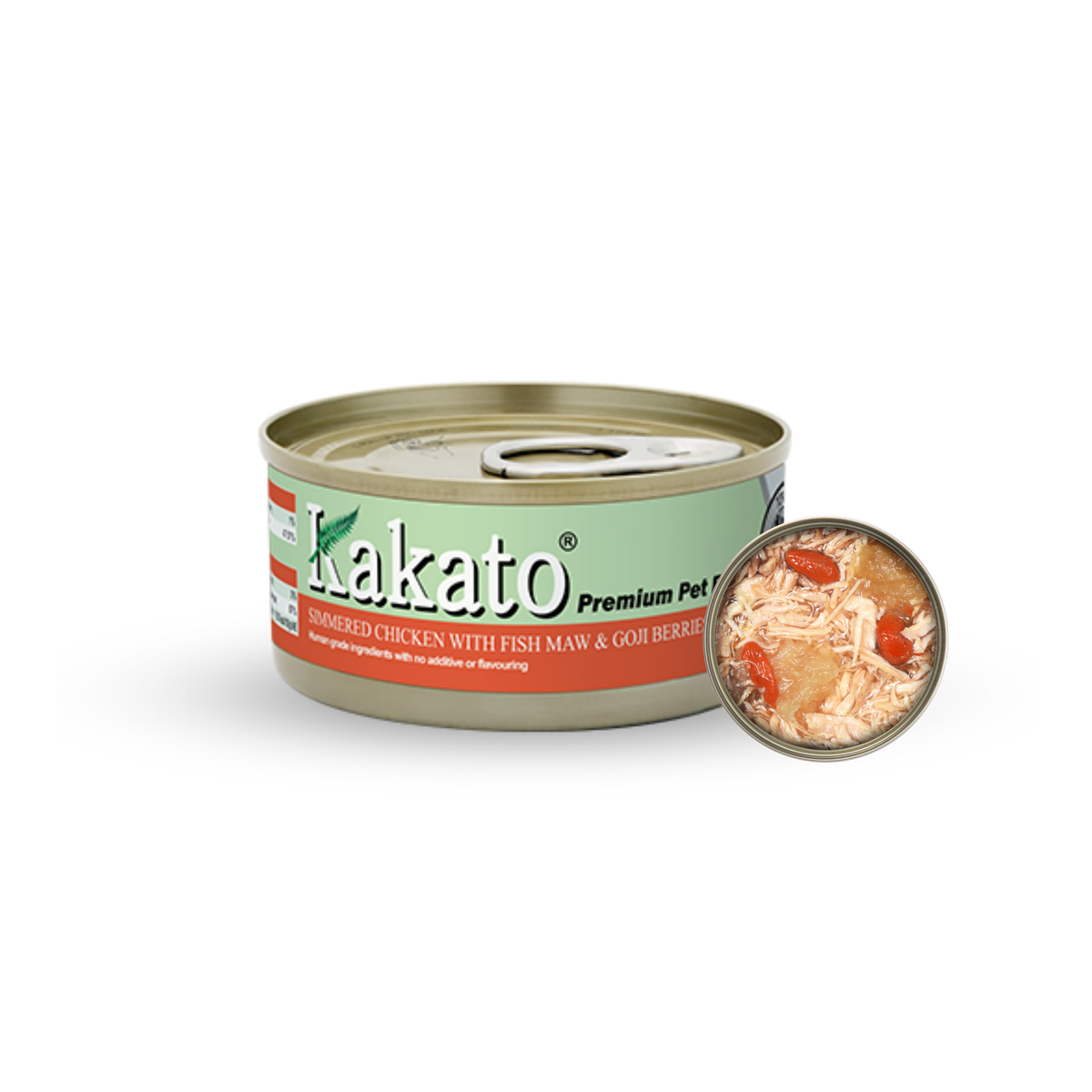 Kakato Simmered Chicken with Fish Maw & Goji Berries | 70g x 48tins