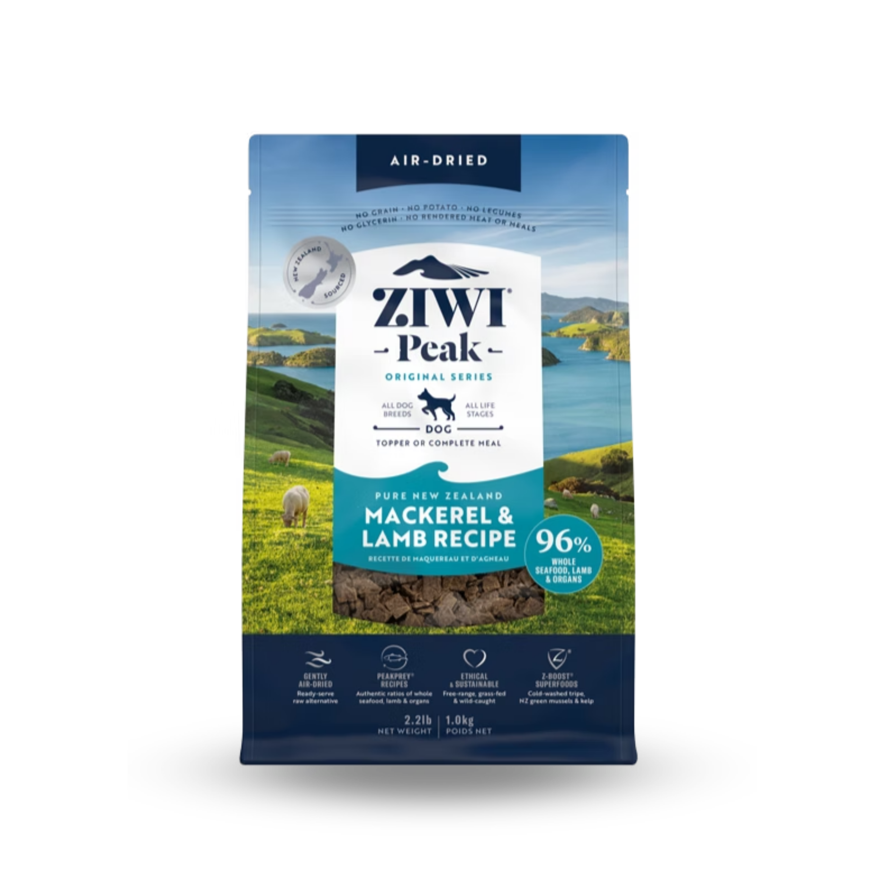 ZIWI Air-Dried Mackerel &amp; Lamb For Dogs | 風乾狗糧-鯖魚及羊肉配方