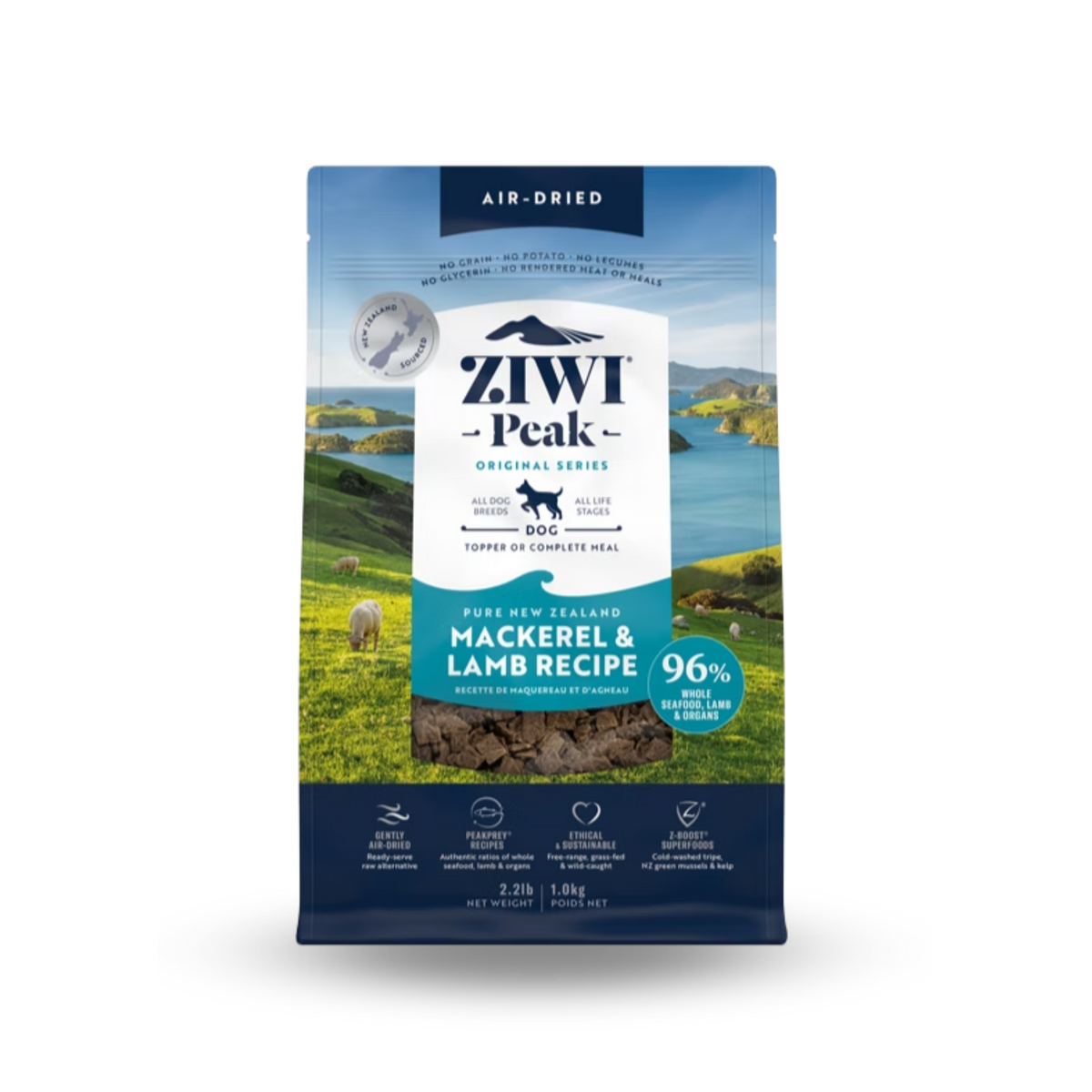 ZIWI Air-Dried Mackerel &amp; Lamb For Dogs | 風乾狗糧-鯖魚及羊肉配方