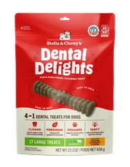 Stella & Chewy's Dental Delights - Large Treats x 17 (大 17支袋裝 大型犬) Stella & Chewy's