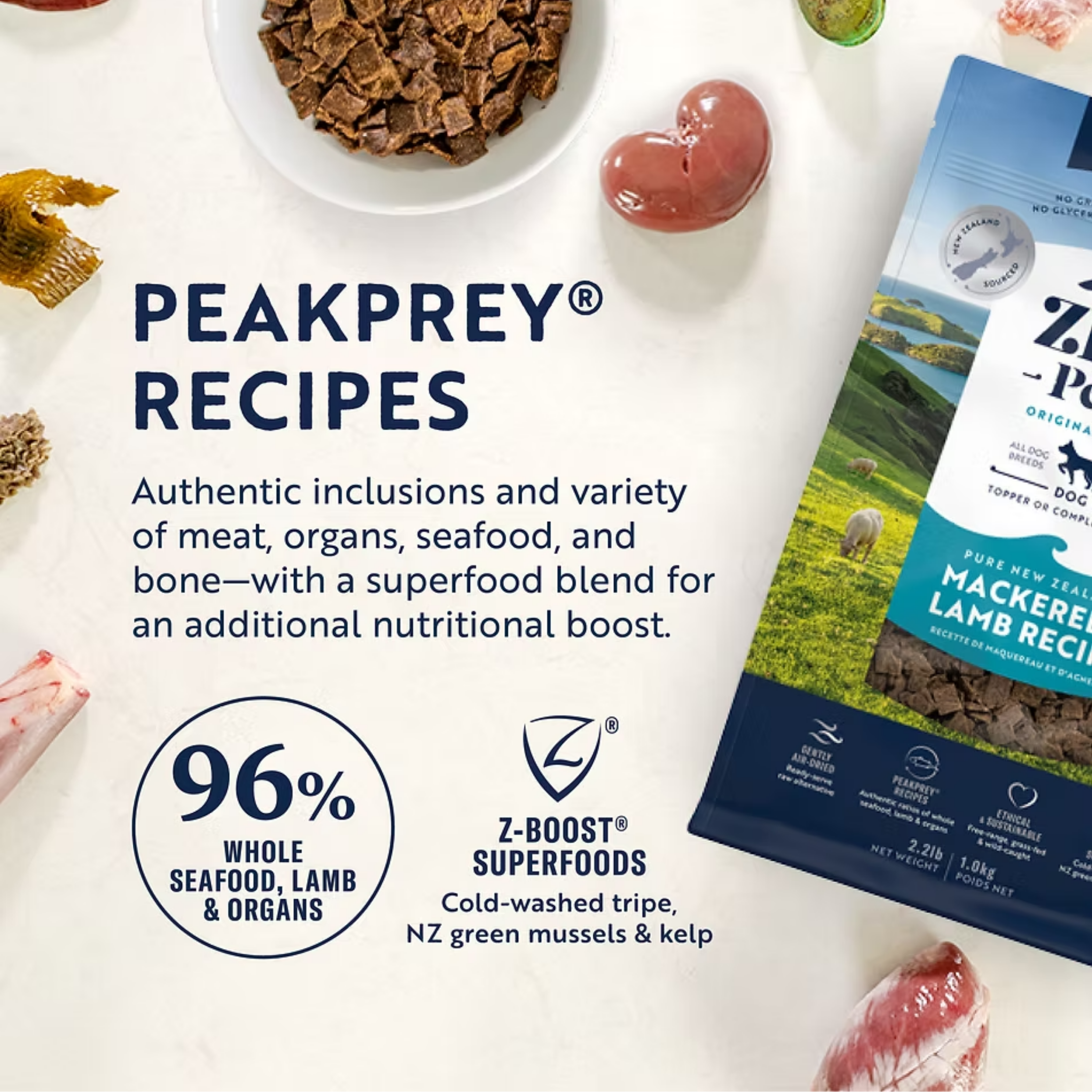 ZIWI Air-Dried Mackerel &amp; Lamb For Dogs | 風乾狗糧-鯖魚及羊肉配方